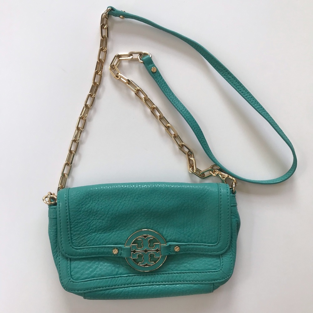 Teal Tory Burch Crossbody